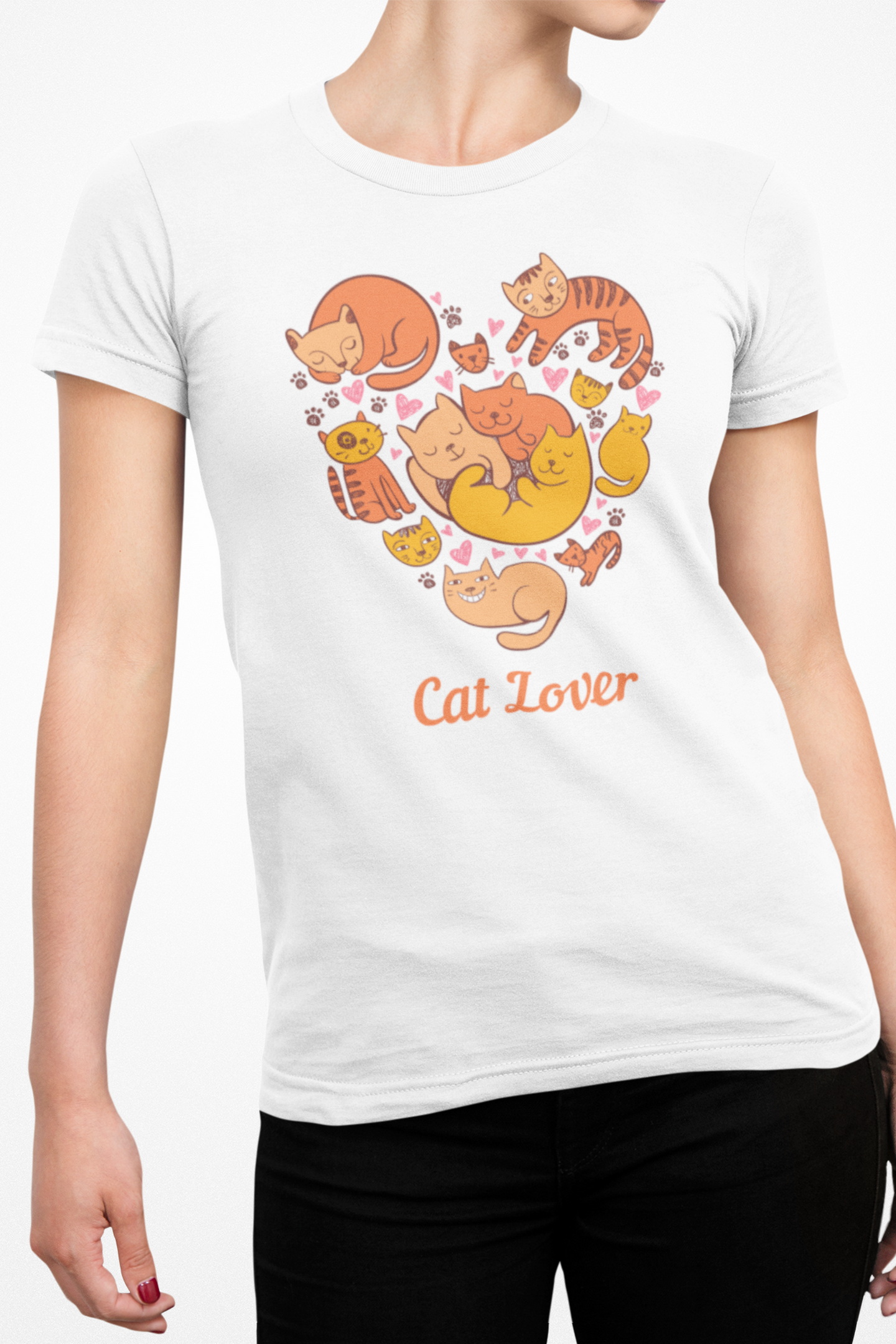 Cat Lover #1 shirt womens WH mockup 1_resize
