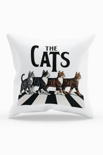 MOOGA | Abbey Purroad venkovní dekorativní povlak na polštář s obrázkem